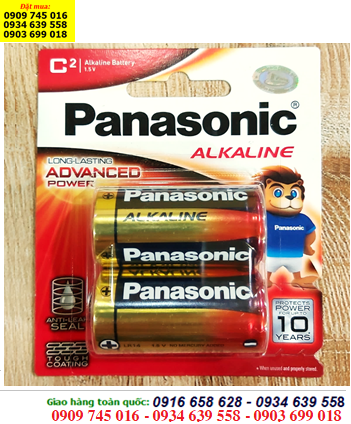Pin trung C Panasonic LR14T/2B Alkaline 1,5V chính hãng Made in Japan(Nhật)